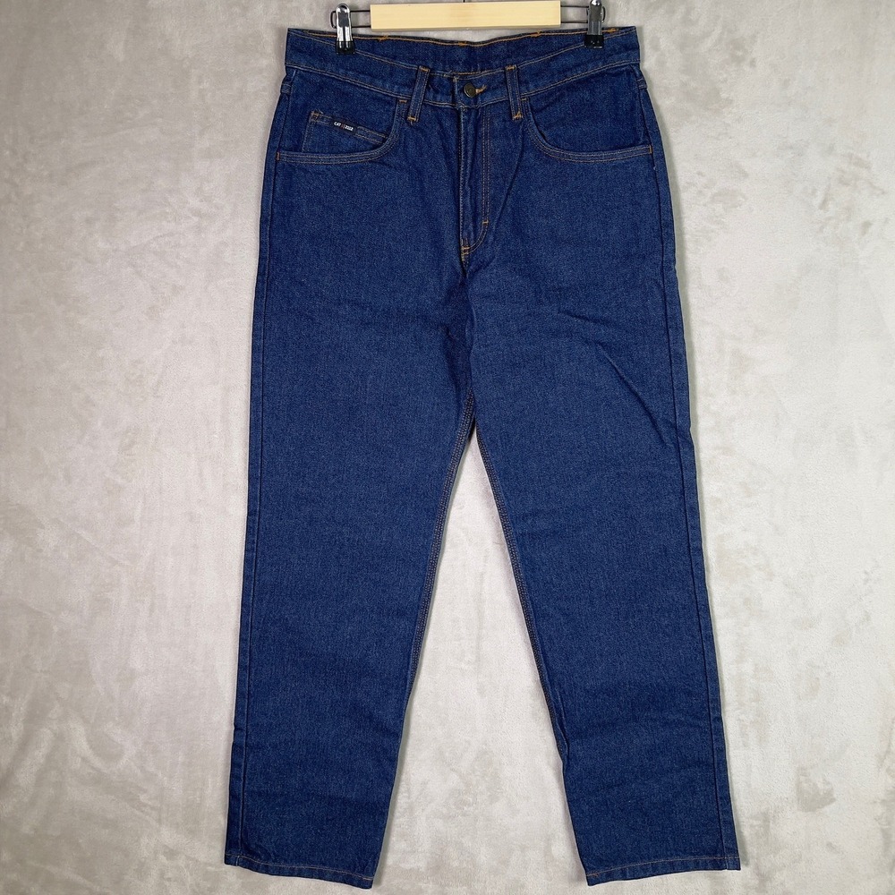 Tyndale Jeans Mens 33x32 FR AR Flame Resistant Blue Straight Leg J230T CAT2 2112